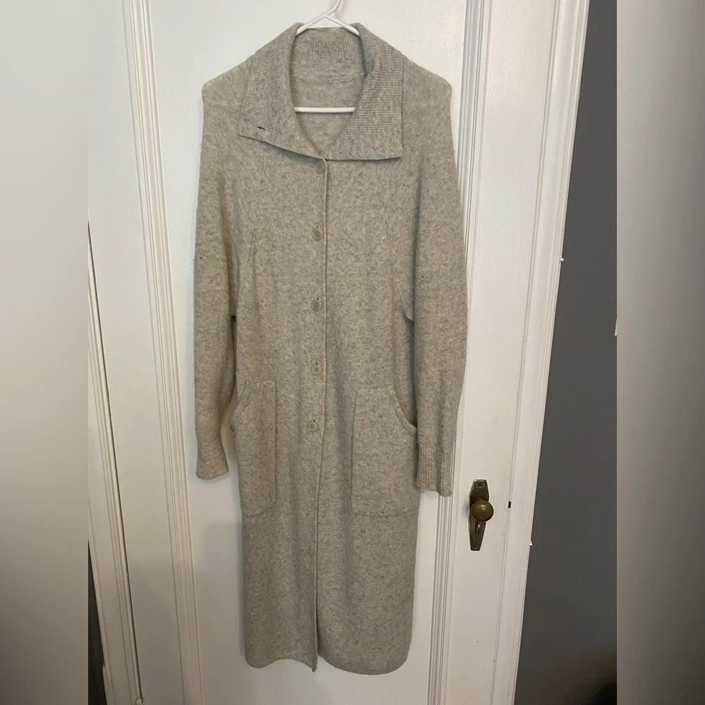 Aritzia Babaton Long Duster Sweater - Picture 5 of 11